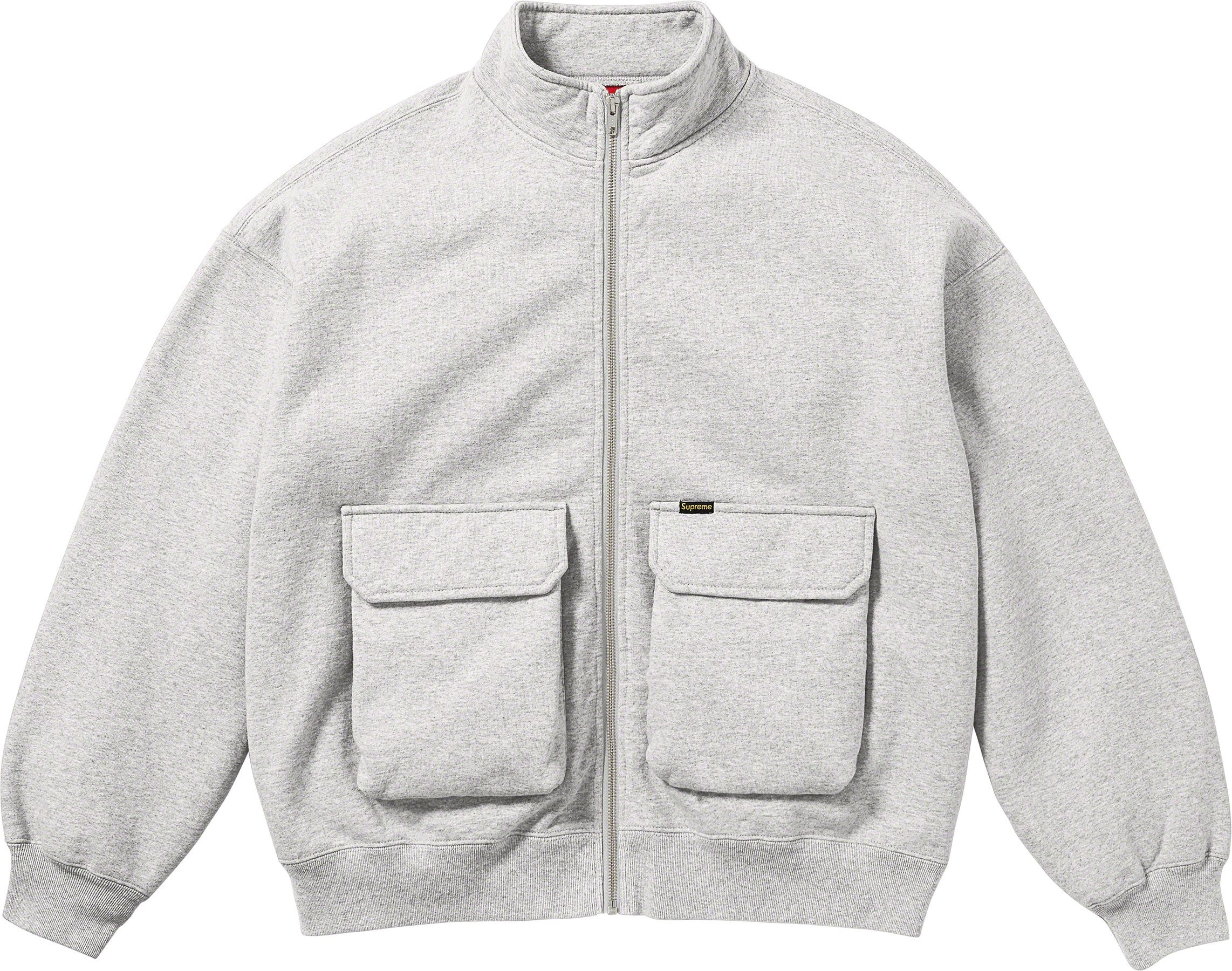 Cargo Pocket Zip Up Sweatshirt view 2